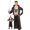 Gótikus Vadász Férfi Jelmez Halloweenre, L (52-54), Fekete