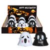 Gurulós Szellem Figurák Halloweenre, 12 db-os Készlet, 4 cm