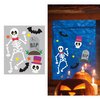 Halloween Csontváz Gél Ablakdísz, 20x25 cm