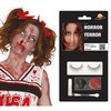 Halloween Horror Smink Szett Műszempillával és Ecsettel