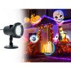 Halloween LED Projektor Kültérre, Különböző Figurákkal