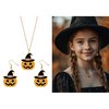 Halloween Tökös Boszorkány Kalapos Ékszerszett Lányoknak