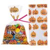 Halloween Tökös Cukorkás Zsákok, 20 db, 28x13 cm