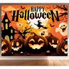 Happy Halloween Fotófal Dekoráció, 220x150 cm