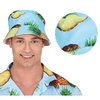 Hawaii Ananászos Vödörkalap Unisex Felnőtteknek