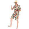 Hawaii Turista Férfi Jelmez Szett, M (48-50), Többszínű