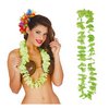 Hawaii Zöld Virágfüzér Nyaklánc Felnőtteknek