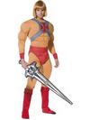 He-Man A Világ Ura Adam Herceg Jelmez Férfiaknak Izmos Kezeslábassal, Cipőtakaróval és Felfújható Karddal - M