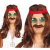 Hippie Paróka Bajusszal és Fejpánttal Férfiaknak