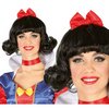 Hófehérke Női Paróka Piros Masnival