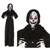 Ijesztő Akasztós Dekoráció Fénnyel és Hanggal Halloweenre, 150 cm