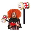Ijesztő Bohóc Kalapács Kiegészítő Gyerekeknek Halloweenre