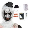 Ijesztő Horror Bohóc Kiegészítő Szett Felnőtteknek Halloweenre, 5 részes