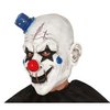 Ijesztő Latex Bohóc Maszk Mini Kalappal Halloweenre