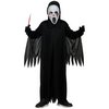 Ijesztő Szellem Gyilkos Fiú Jelmez Halloweenre, 10 - 12 Év, Fekete