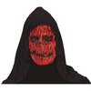Ijesztő Vörös Tök Horror Maszk Kapucnival Felnőtteknek Halloweenre