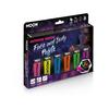 Intenzív Színű UV Neon Arc- és Testfesték - 6 db-os, 12 ml