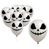 Jack Skellington Szellemfej Lufi Szett Halloweenre, 10 db, 30 cm
