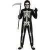 Kapucnis Csontváz Fiú Jelmez Halloweenre, 14 - 16 Év