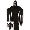 Kapucnis Szellem Jelmez Férfiaknak Halloweenre, M (48-50), Fekete