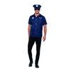Kék Rendőr Jelmez Férfiaknak Inggel, Sapkával és Napszemüveggel - L