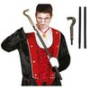 Kígyófejes Sétabot Halloweenre, Szétszedhető, 78 cm
