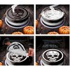 Koponya Tortadíszítő Sablon Halloweenre, 25 cm