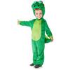 Zöld Krokodil Jelmez Gyerekeknek Kapucnis Kezeslábassal - 3-4 év