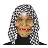 Latex Boszorkány Maszk Kendővel Halloweenre