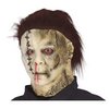 Latex Öltéses Arcú Horror Maszk Hajjal Halloweenre