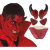 Latex Ördög Arc Kiegészítő Szett Unisex Halloweenre