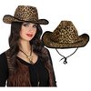 Leopárd Mintás Cowboy Kalap Felnőtteknek