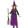 Lila Boszorkány Lány Jelmez Halloweenre