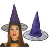 Lila Pók mintás Boszorkány Kalap Nőknek Halloweenre