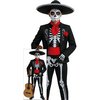 Mariachi Csontváz Fiú Jelmez Halottak Napjára, 14 - 16 Év