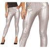 Metálkék Női Leggings a 80-as Évek Partijára