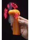 Mini Világító Ventilátor LED Üzenetekkel
