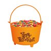 Narancssárga Édességgyűjtő Vödör Halloweenre, 30 cm