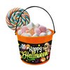 Narancssárga Fekete-Narancs Halloween Vödör Édességgyűjtésre
