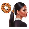 Narancssárga Halloween Mintás Scrunchie Hajgumi Nőknek