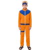 Naruto Stílusú Narancs-Kék Nindzsa Jelmez Fiúknak, 14 - 16 Év