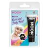 Neon Fekete Arc- és Testfesték Csomagolásban - 12 ml