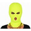Neon Sárga Balaklava Maszk Felnőtteknek