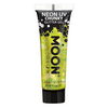 Neon Sárga UV-s Nagyszemű Csillám Zselé - 12 ml