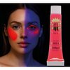 Neon UV Sminkfesték Tubus, Piros, 10 ml