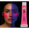 Neon UV Sminkfesték Tubus, Rózsaszín, 10 ml