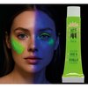 Neon UV Sminkfesték Tubus, Zöld, 10 ml