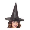 Női Boszorkány Kalap Műbőr Hatású Virággal Halloweenre