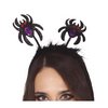 Női Csillogó Fekete Pók Fejpánt Halloweenre