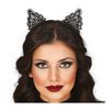 Női Fekete Csipke Macskafül Fejpánt Halloweenre